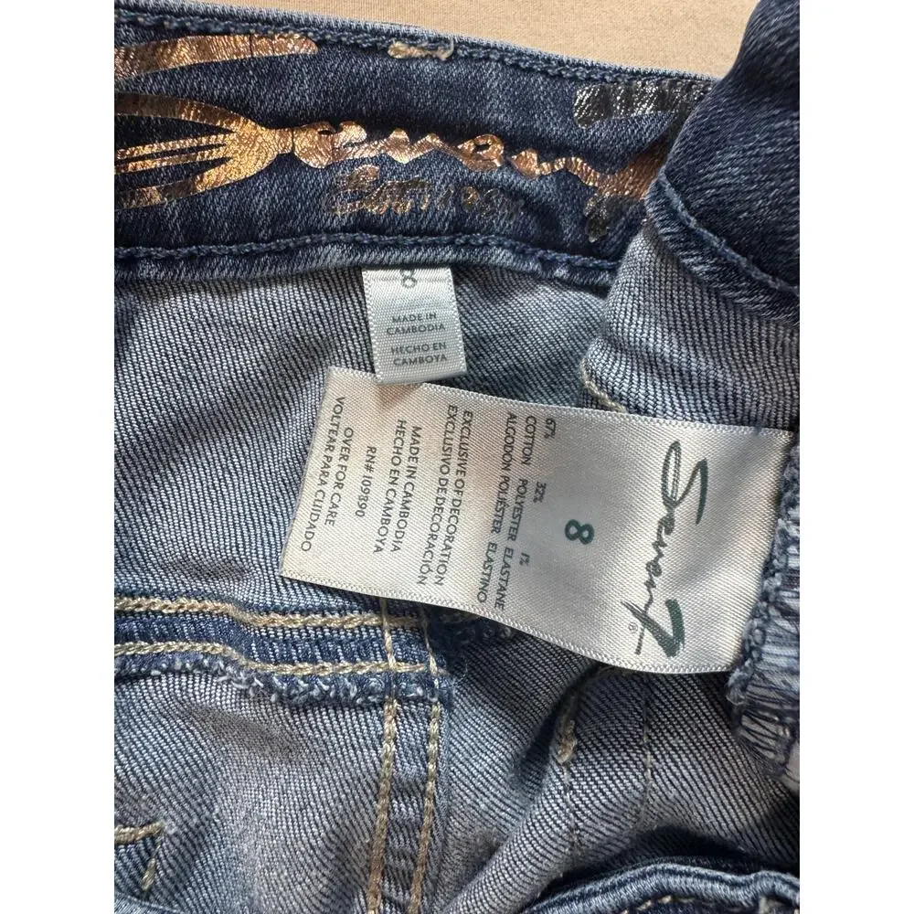 Seven7 Women’s Bootcut Jeans Blue Wash Size 8 - Picture 4 of 5